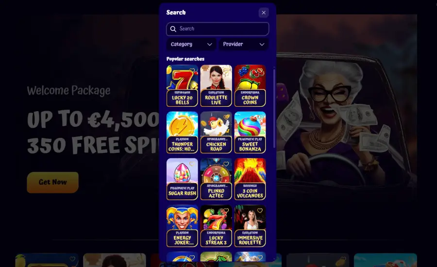 Spingranny casino